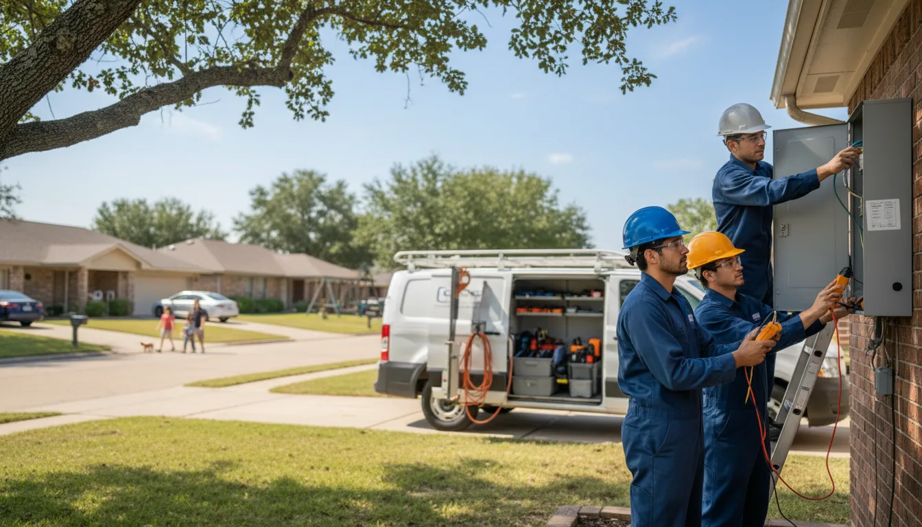 Certified electrician providing emergency electrical services in Knoxville, IL